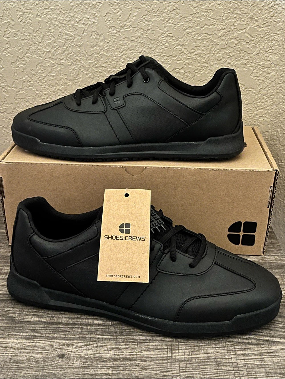 Shoes for Crews Men’s Freestyle II Black Color Shoes Size 11.5M